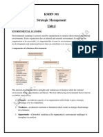 KMBN 301 Strategic Management Unit 2