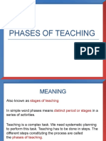 Phases of Teaching