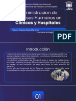 Administración de Recursos Humanos en Clinicas y Hospitales