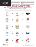 Form Compound Words Printable Worksheets For Grade 1