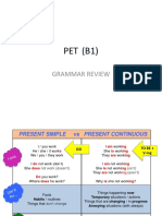 Pet Grammar Reviewstudents