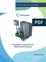 Installation, Operations & Maintenance Manual: DEOIL3 & DEOIL5 Electric Hydrocyclone Oil Separator