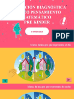 Evaluación Pre Kinder Matemáticas