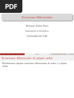 E D Ecuaciones Separables y Homogeneas