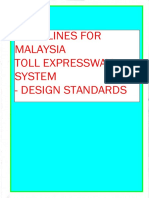 Guidelines For Malaysia Toll Expressway System - Design Standards