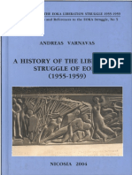 A History of The Liberation Struggle of Eoka (1955-1959) : Andreas Varnavas