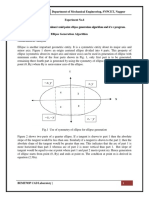 Bresenham's Mid Point Ellipse Generation Algorithm Mathematical Analysis