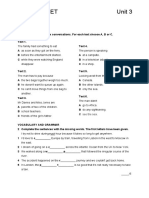 Worksheet Unit 3: C See The Sea