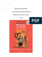 Ficha Leitura Livro Testas 7º Ano Parte 1