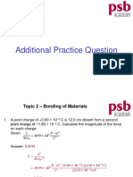 Practise Question (Calculations) Answer