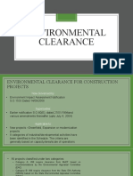 Environmental Clearance