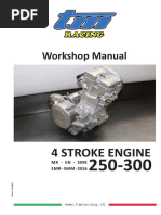 Manuale Officina Motore 250 300 Inglese