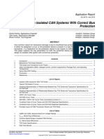 How To Design Isolated CAN Systems With Correct Bus Protection