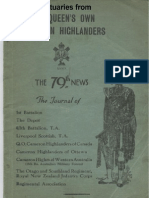 Obituaries From The Queens Own Cameron Highlanders