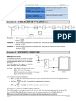 TD N°4 Représentation Des SLCI FT Schémas Blocs SLCI Asservis
