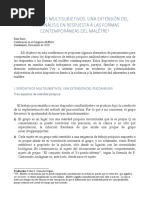 Dispositivos Multisubjetivos. Una Extensión Del Psicoanálisis en Respuesta A Las Formas Contemporáneas Del Malêtre