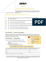 Par-Q Physical Activity Readiness Questionnaire: Please Answer The Following Questions Honestly With A YES or A NO