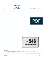 Tektronix 546 Manual