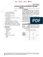 ESDS302, ESDS304 Data-Line Surge and ESD Protection Devices For High Speed Interfaces