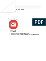 Email Setup On Android