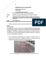 Informe Nº007-2021 - Afeccion Ambiental Por Efluentes de Concreto