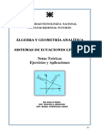 Teoria 4 - Sistemas de Ecuaciones Lineales