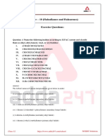 Chapter - 10 (Haloalkanes and Haloarenes) Exercise Questions