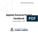 Applied Doctoral Project Handbook