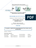 Conception Et Optimisation Du Fonctionnement D'un Réacteur Agité Ouvert Du Laboratoire