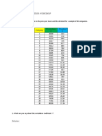 REGRESSION AND CORRELATION Assignment Recovered