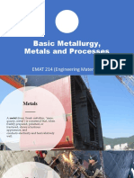 EMAT-M-001 Basic Metallurgy, Metals and Processes