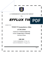 Efflux Time: TOGUN Iyanuoluwa John