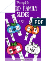 Pumpkin Word Family Slides