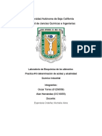 Practica #6 Alcalinidad y Acidez