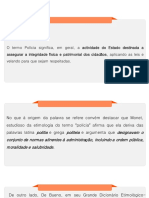 A Polícia Como Objecto de Interesse Criminológico Definição Do Objecto Polícia