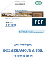 (Soil Behavior and Soil Formation