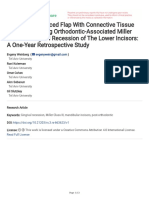 Coronally Advanced Flap With Connective Tissue Gra