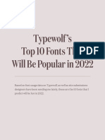 Typewolf Popular Fonts 2022