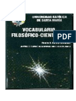 Vocabulario Filosófico Científico