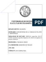 2 - Concepciones de La Verdad en Platón y Aristóteles (Tabakian, Diego)