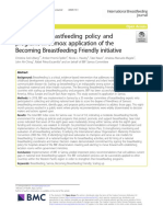 Scaling Up Breastfeeding Policy and Programs in Samoa Application of The Becoming Breastfeeding Friendly Initiative