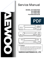 Service Manual: Daewoo Electronics Co., LTD