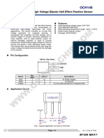 60V High Voltage Bipolar Hall Effect Position Sensor: General Description Features