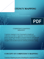 Competency Mapping: Class - Bba 6 Semester Subject - Talent and Knowledge Management Unit - 2