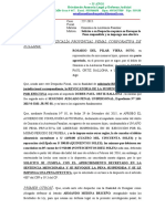 Solicito Se Revoque La Suspensión de La Pena Por Efectiva - ROSARIO