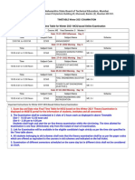 Course-Wise Time Table For Winter 2021 MCQ Based Online Examination