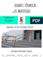 Propriedades Térmicas Dos Materiais