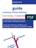 Tube Guide: Including Chiltern Railways