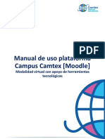 Manual de Uso Plataforma Campus Virtual Camtex