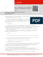 Decreto 669 - Introduce Modificaciones Al Reglamento de Instalaciones Domiciliarias de Agua Potable y de Alcantarillado, Decreto #50